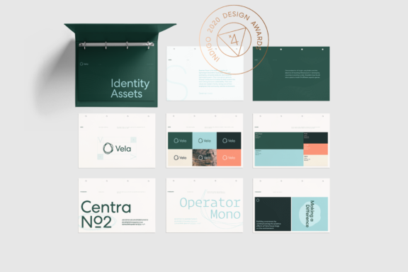 Vela™ Brand Strategy & Identity Wins the Gold at the 2020 Annual Indigo Design Award hero image