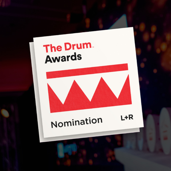 L+R Nominated for The Drum Awards for Digital Industries hero image