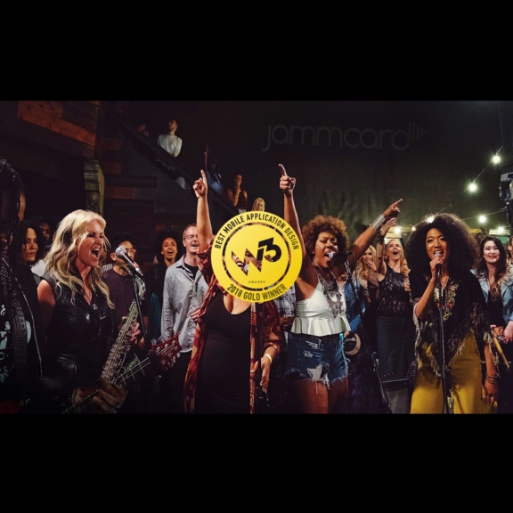 Jammcard receives Gold Award at W3 for Best Mobile Application Design in Social Music Category hero image