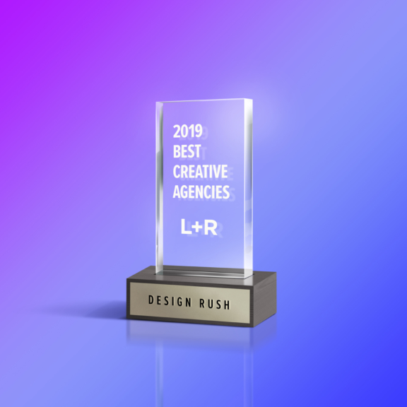 L+R recognized as a Top Creative Agency on DesignRush hero image